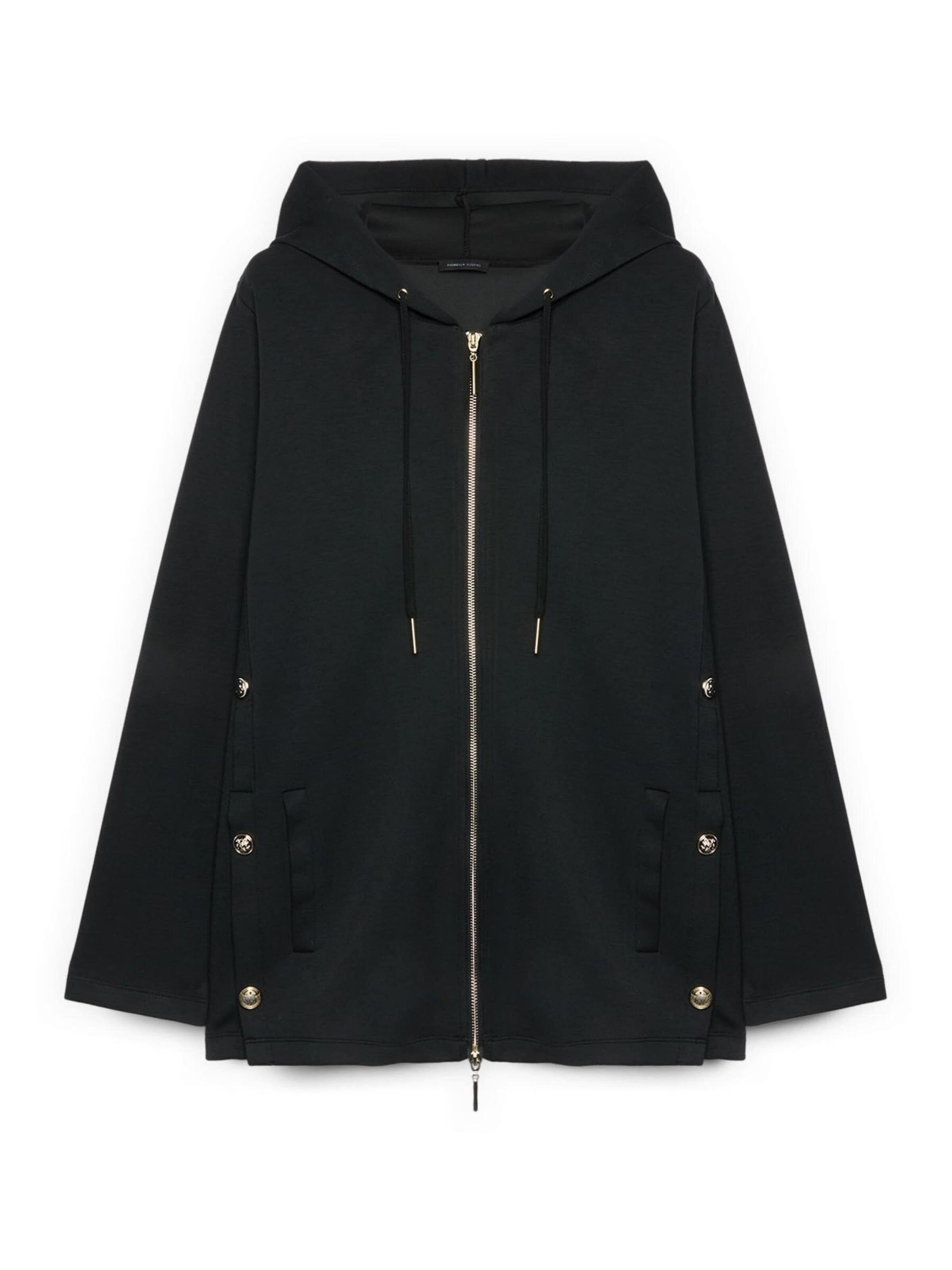 Fiorella Rubino Sweat jacket in Black: front