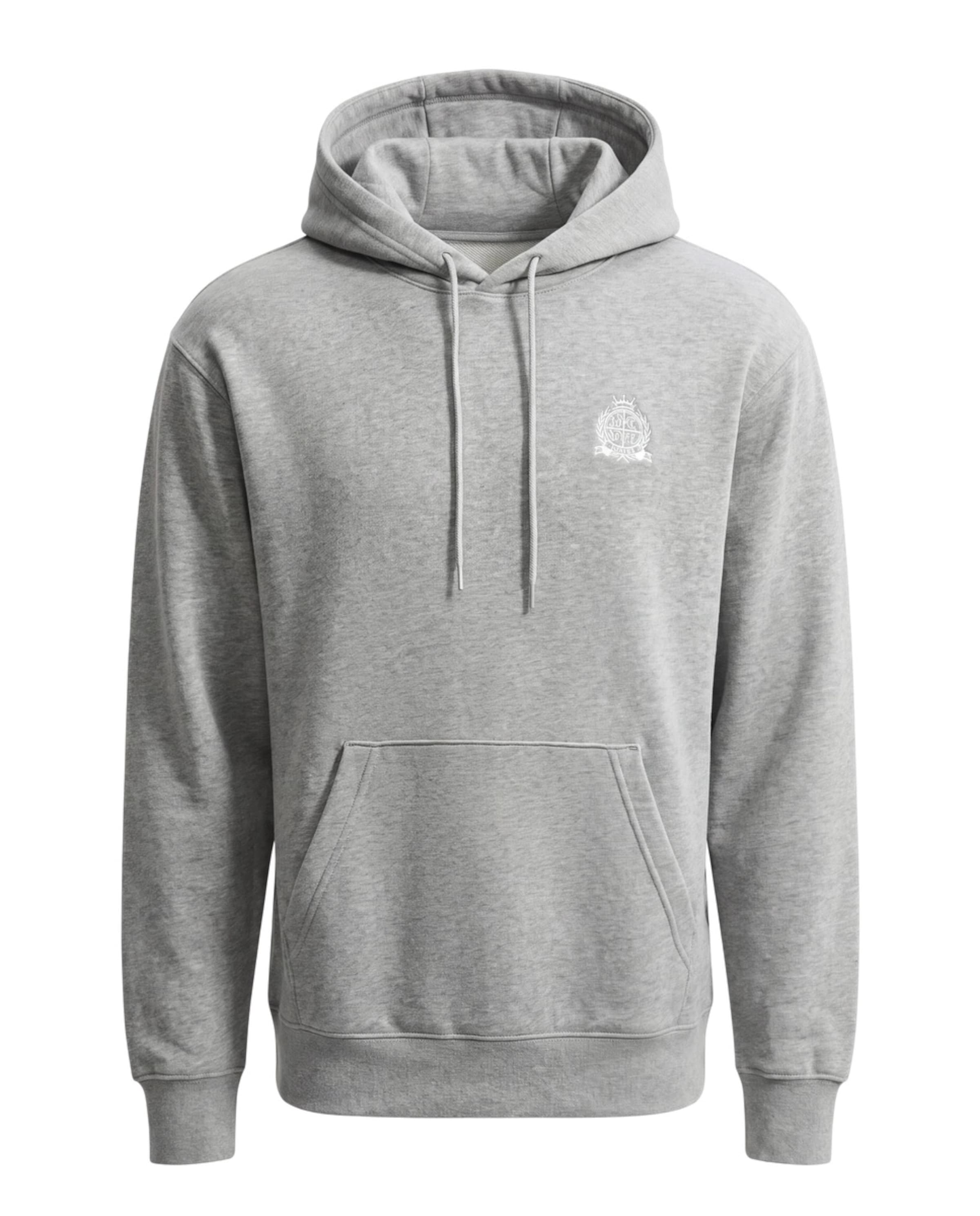Nike Sportswear Sweatshirt 'Club' in XS in graumeliert / weiß, Produktansicht
