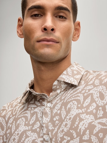 JOOP! Comfort fit Overhemd 'Matty' in Beige