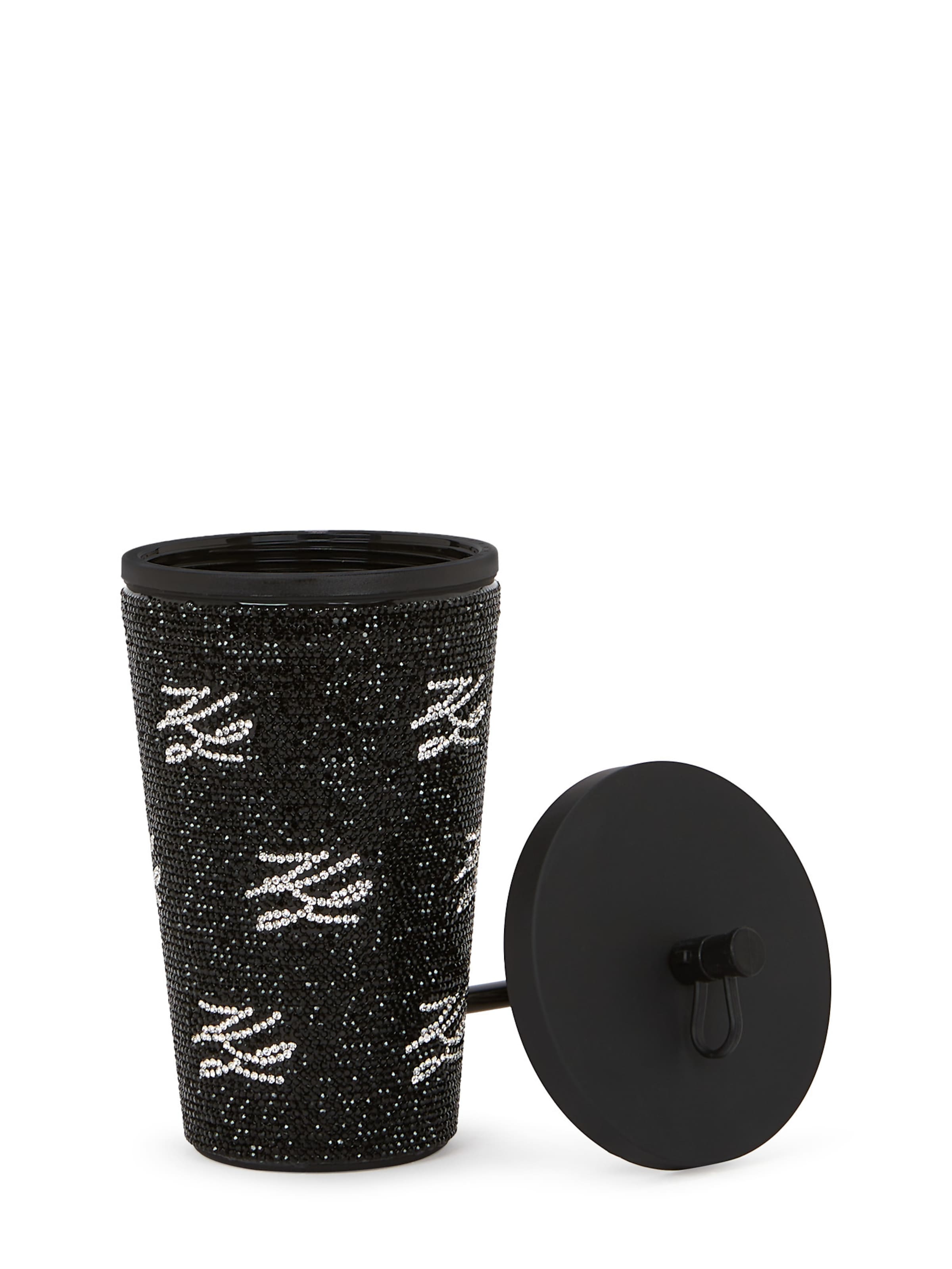 Karl Lagerfeld Стъклена чаша в черно