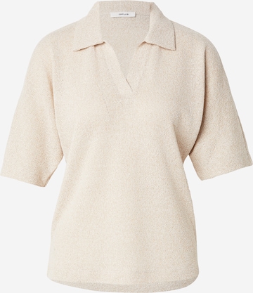 Pull-over 'Somari' OPUS en beige : devant