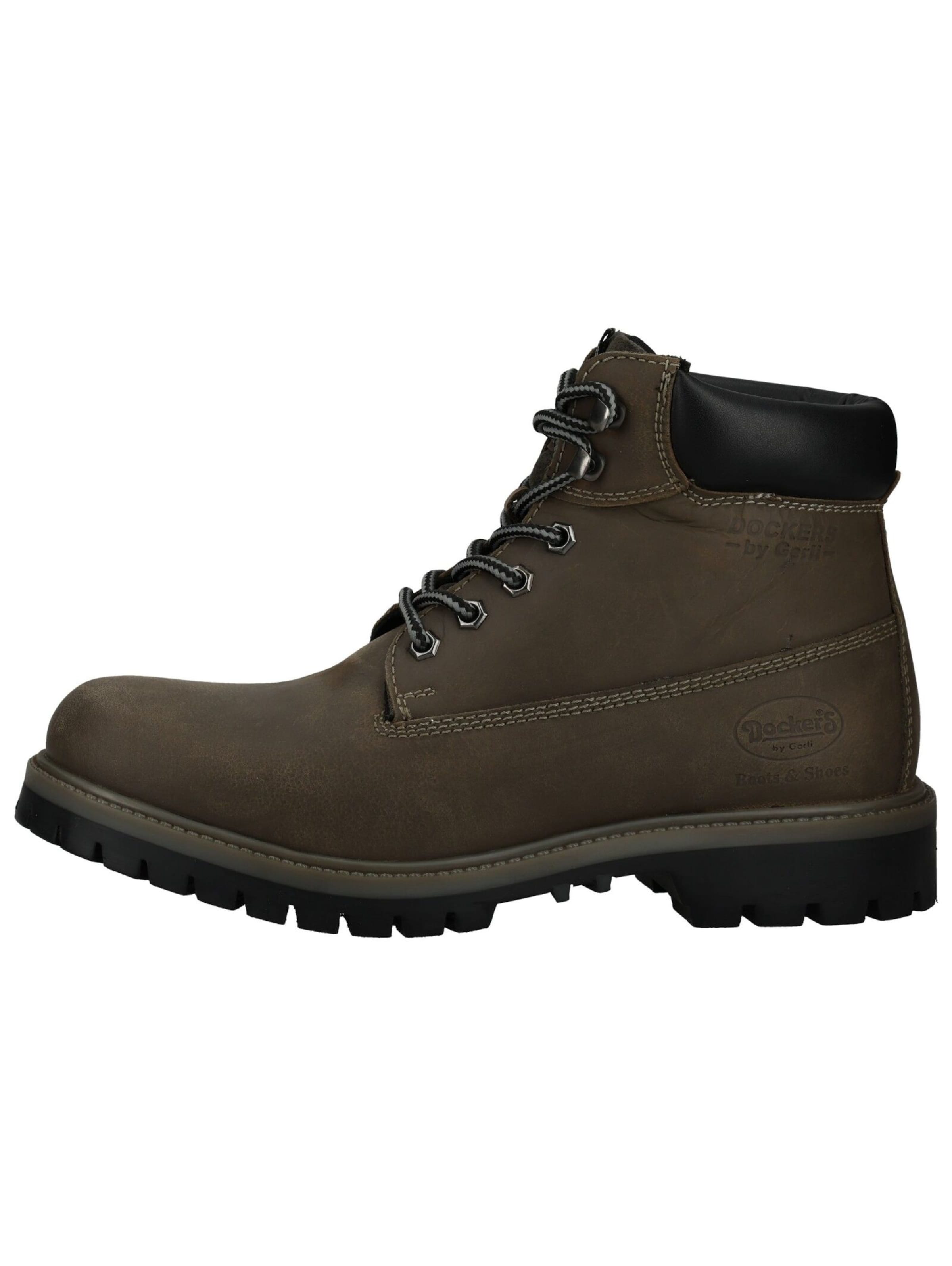Boots stringati di Dockers by Gerli in grigio: lato