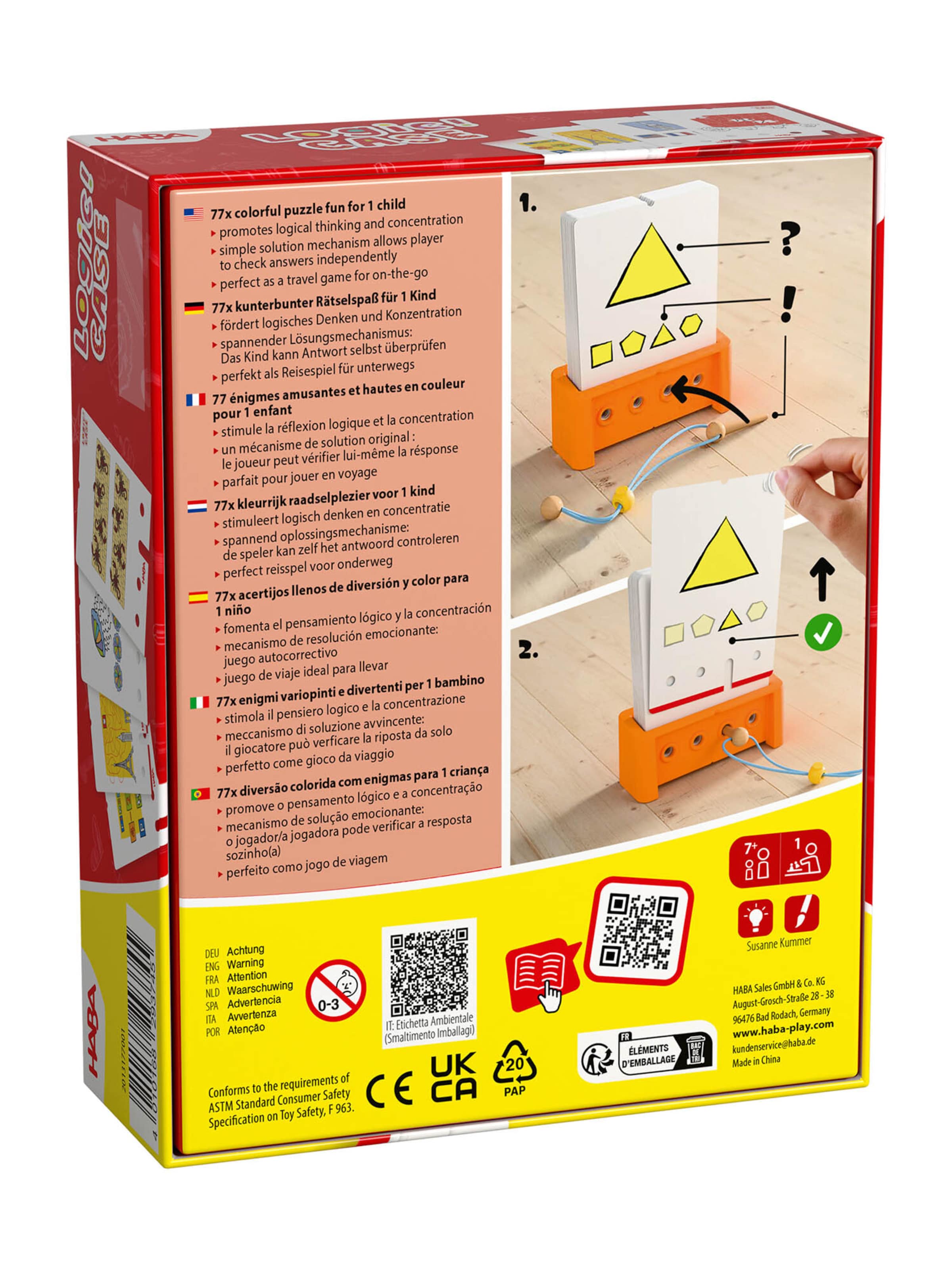 HABA Spel ' Logic CASE 7+ ' in Gemengde kleuren