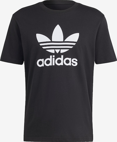 ADIDAS ORIGINALS Paita 'Adicolor Trefoil' värissä musta / valkoinen, Tuotenäkymä