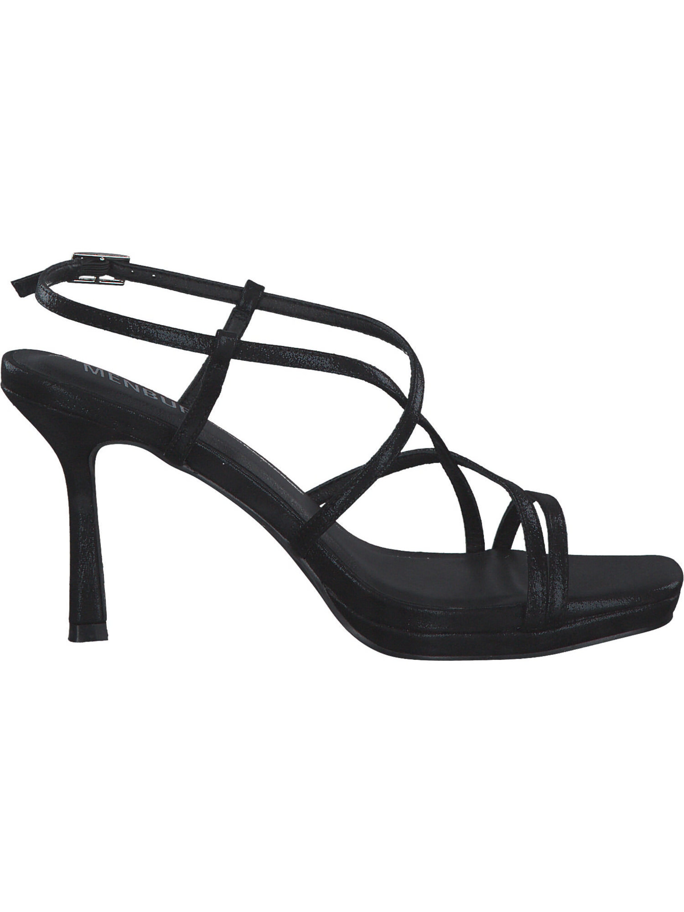 MENBUR Strap Sandals in Black