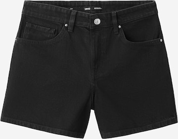 MANGO Regular Housut 'ZOEY' värissä musta: etupuoli