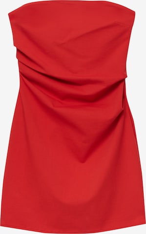 Pull&Bear Šaty – červená: přední strana