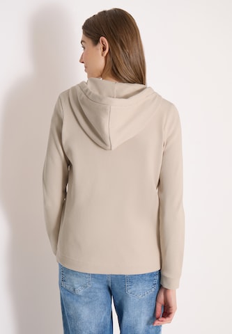 CECIL Sweatjacke in Beige