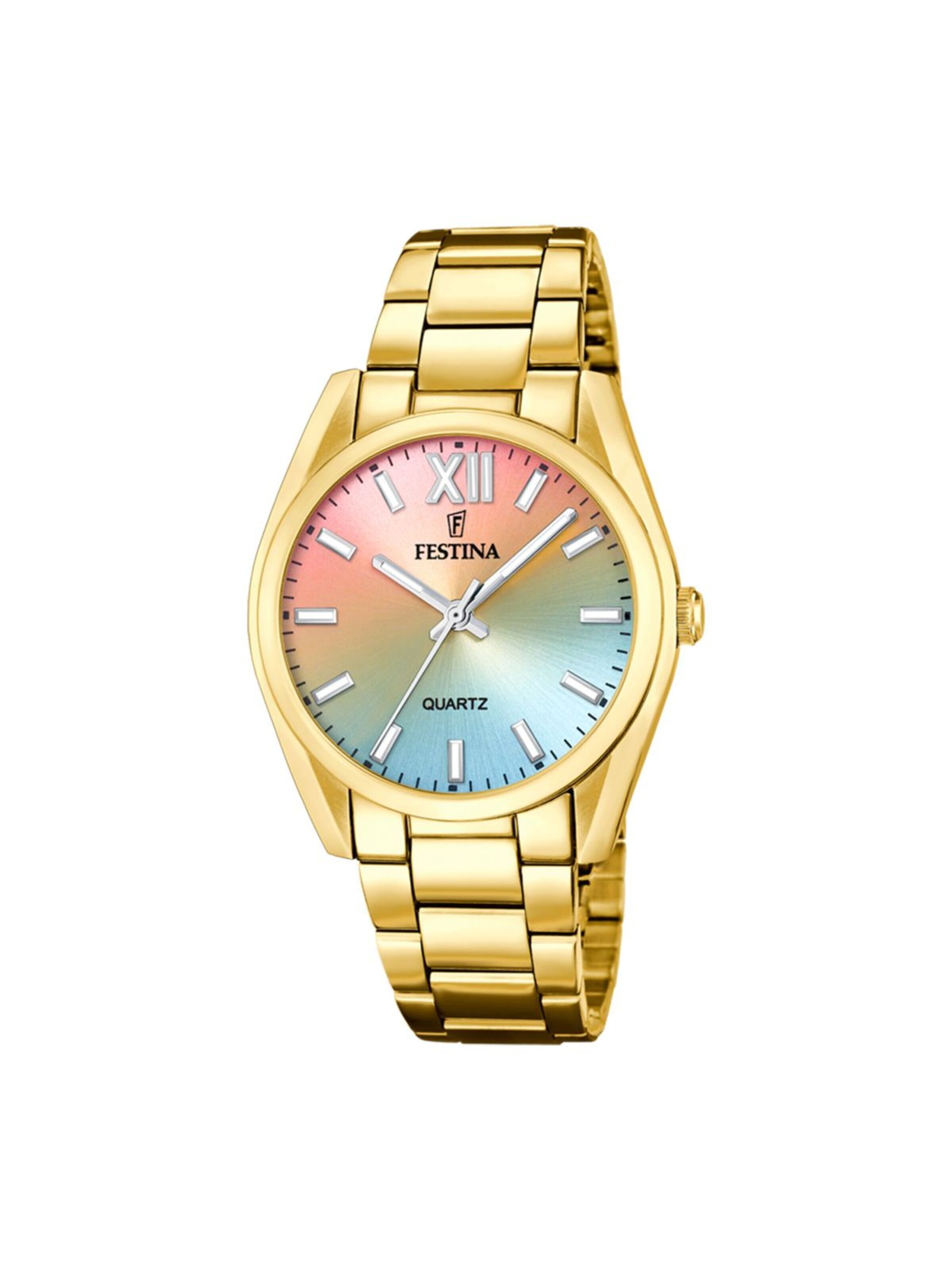 FESTINA Analog watch 'Watch Boyfriend Collection' in Pink: front