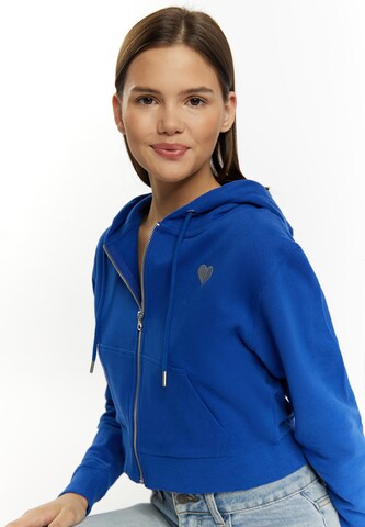 MYMO Sweat jacket 'Biany' in Blue