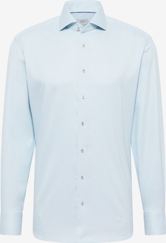 ETERNA Regular fit Zakelijk overhemd in Groen: voorkant