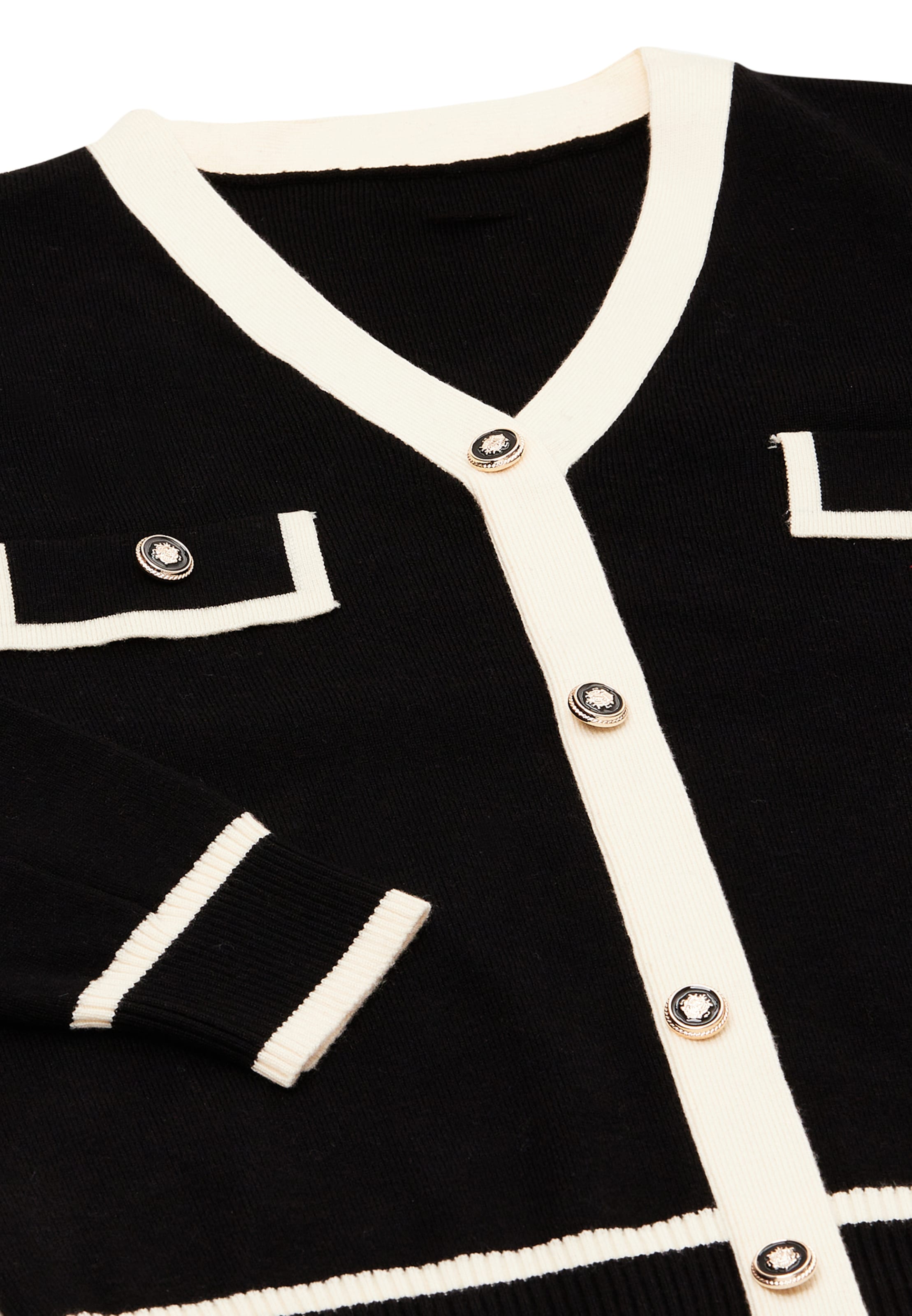 NAEMI Knit cardigan in Black