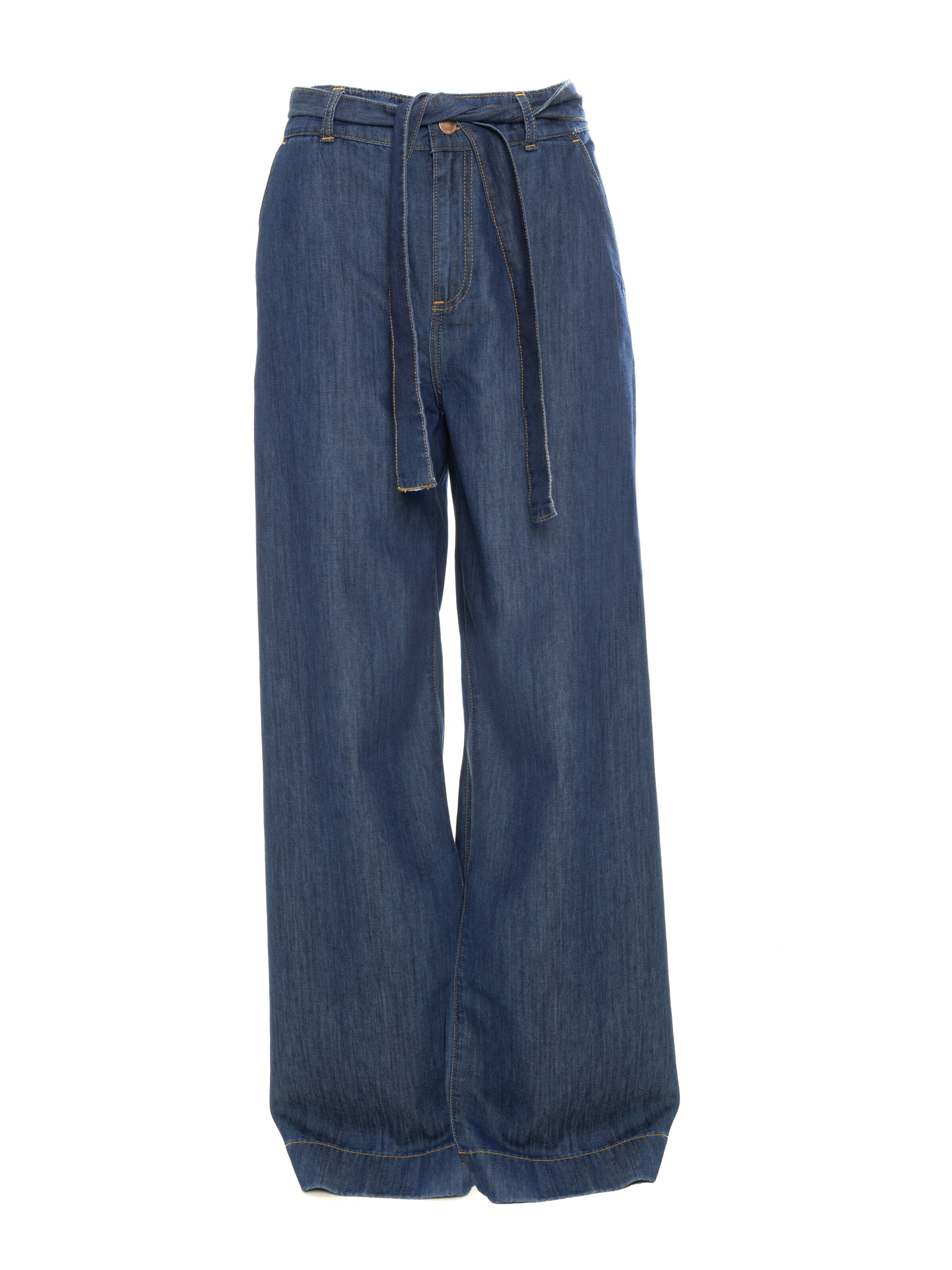 Wide leg Jeans 'Julii' di BIG STAR in blu: frontale