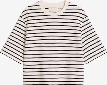 T-shirt Marc O'Polo en beige : devant