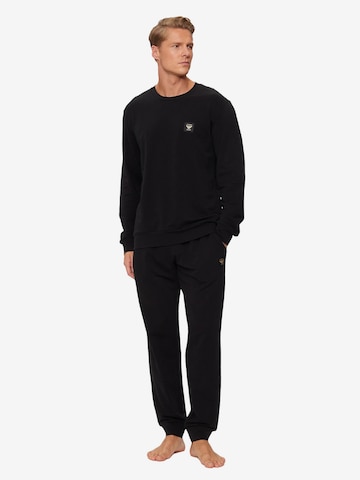 Survêtement Emporio Armani en noir : devant