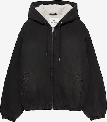 Pull&Bear Between-season jacket in Black: front