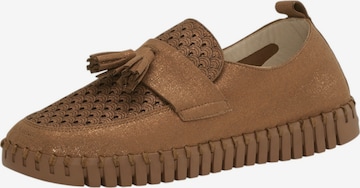 Chaussure basse 'TULIP' ILSE JACOBSEN en marron : devant