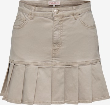 ONLY Rok 'CATH' in Beige: voorkant