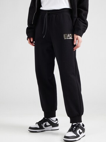 Effilé Pantalon 'TRAIN VISIBILITY' EA7 Emporio Armani en noir : devant