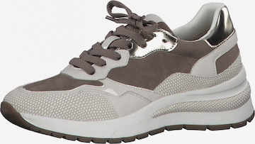 TAMARIS Sneakers laag in Beige: voorkant