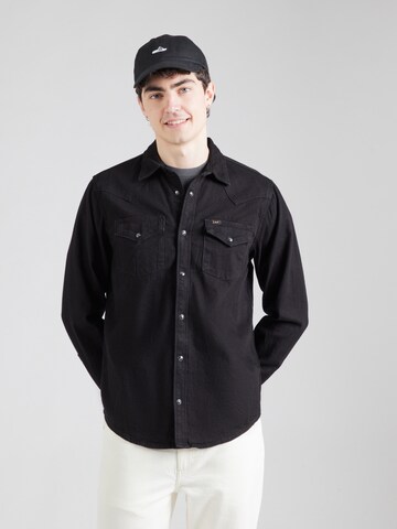 Lee Klasický střih Košile 'REGULAR WESTERN SHIRT' – černá: přední strana