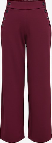 ONLY Hlače 'ONLRINA' | rdeča barva: sprednja stran