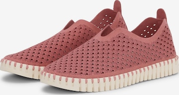ILSE JACOBSEN - Zapatillas sin cordones en rojo: frente