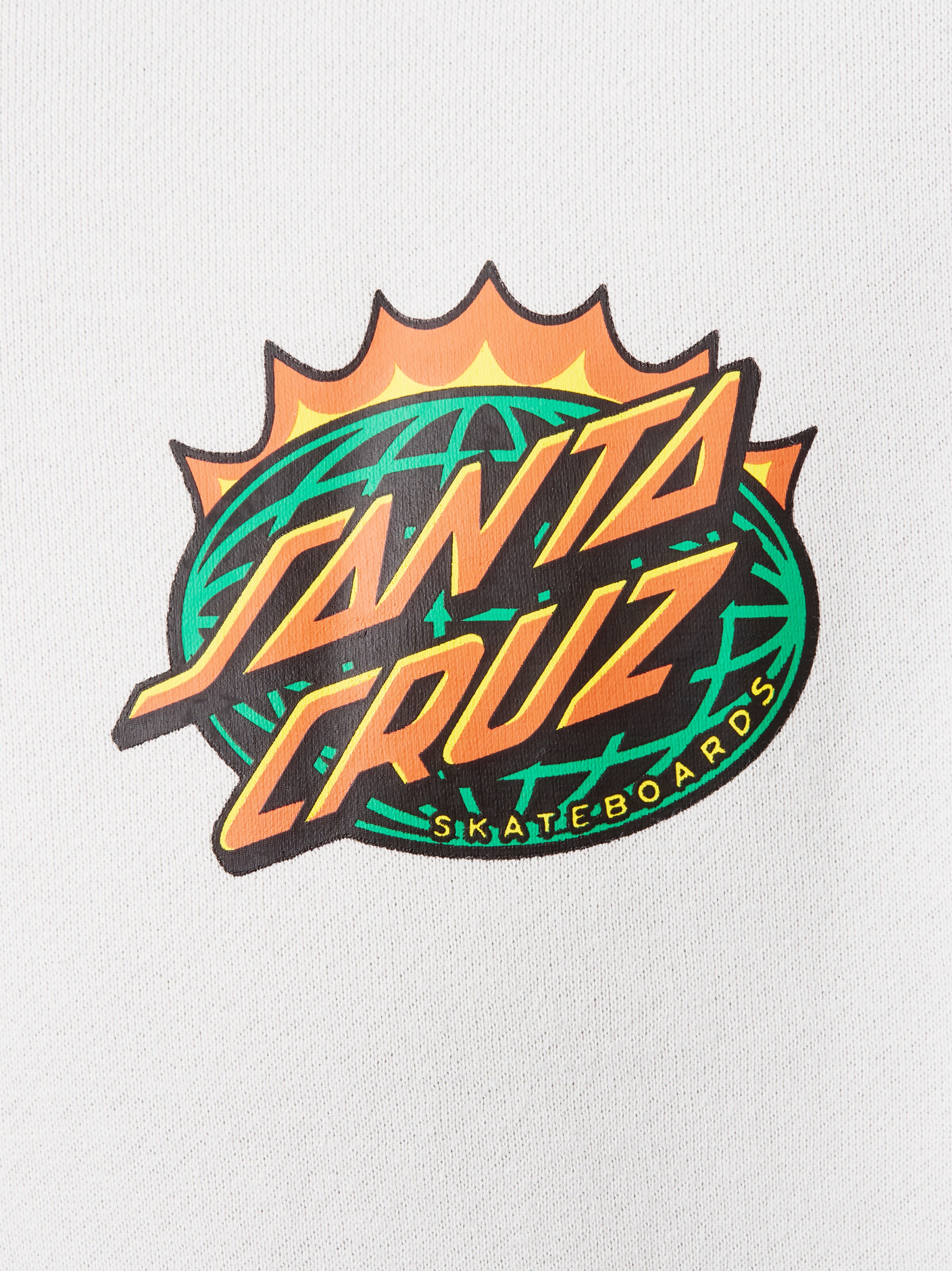 Santa Cruz Sweatshirt ' Kendall End Of The Dot ' in Groen