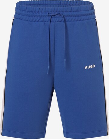 HUGO Regular Broek 'Naldini' in Blauw: voorkant