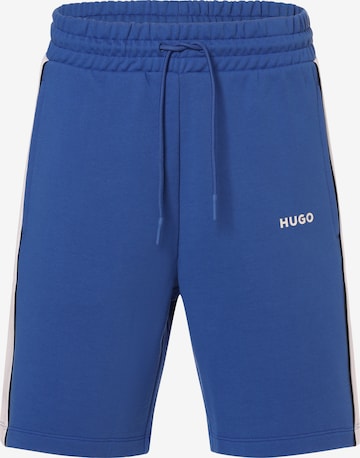 Regular Pantalon 'Naldini' HUGO Blue en bleu : devant