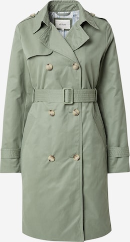 Manteau mi-saison s.Oliver en vert : devant