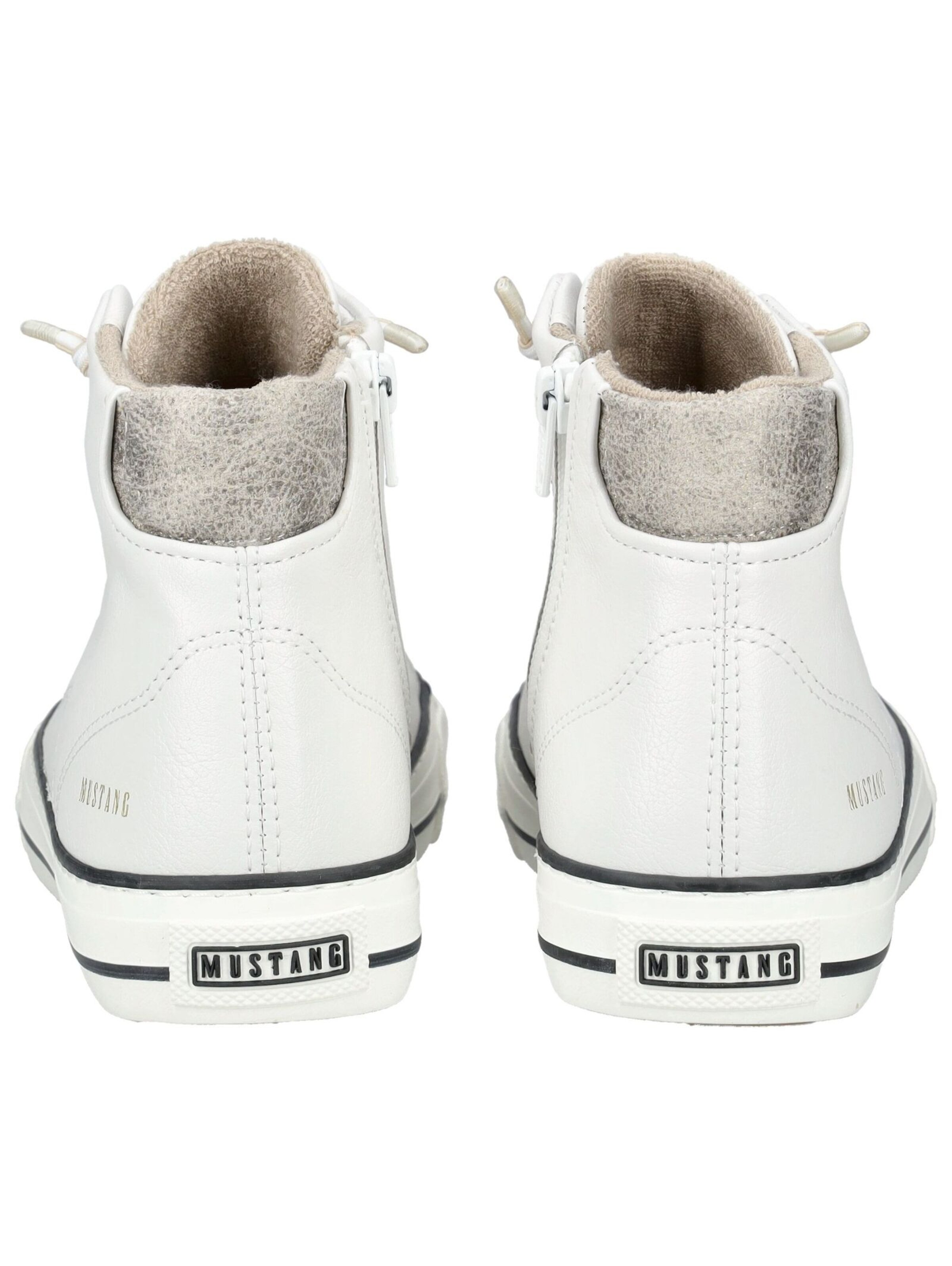 Sneaker alta di MUSTANG in bianco