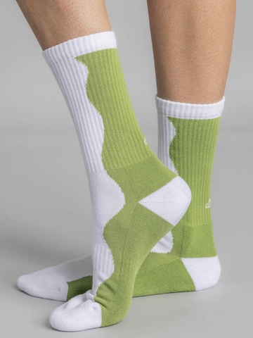 Dirts Socks 'Wave Socks' in Green