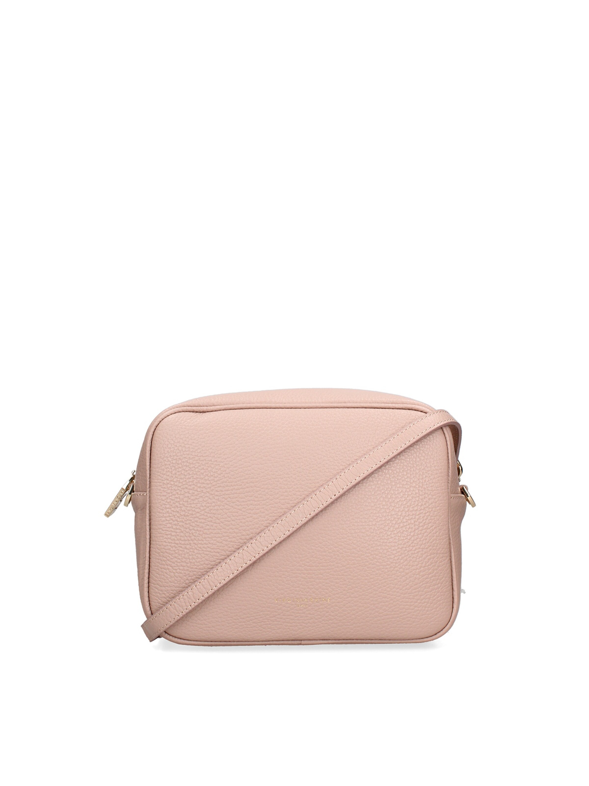 Borsa a tracolla di Virginia Rhinè in rosa: frontale