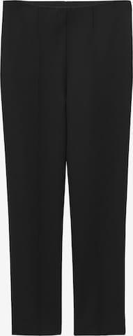 Someday Loose fit Pleat-Front Pants 'Citti' in Black: front