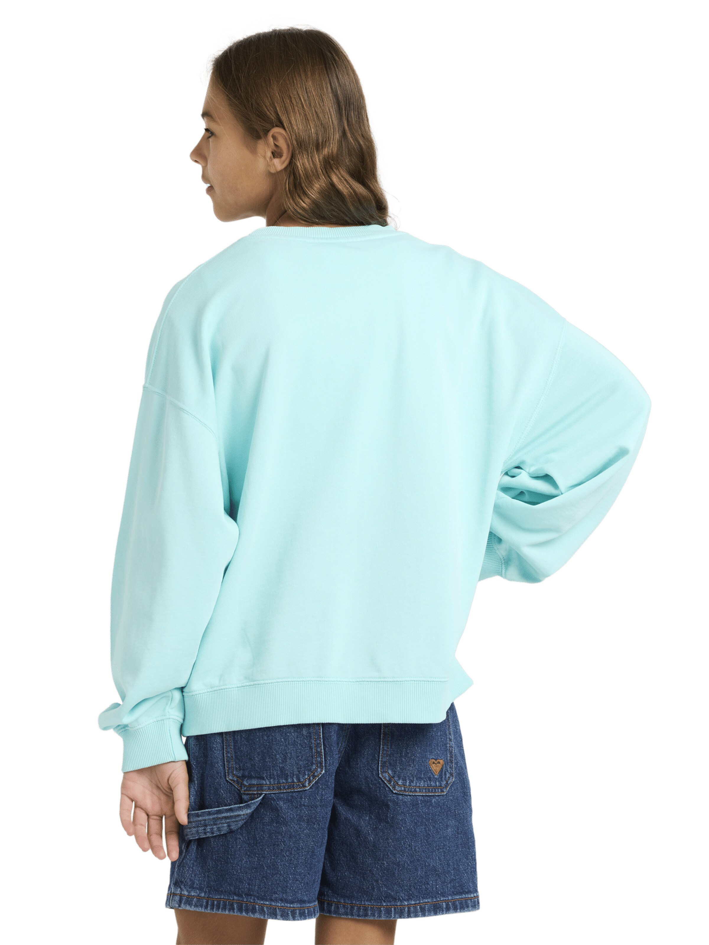 ROXY Sweatshirt 'Lineup Terry ' in Blau