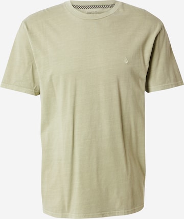 T-Shirt 'SOLID STONE' Volcom en vert : devant