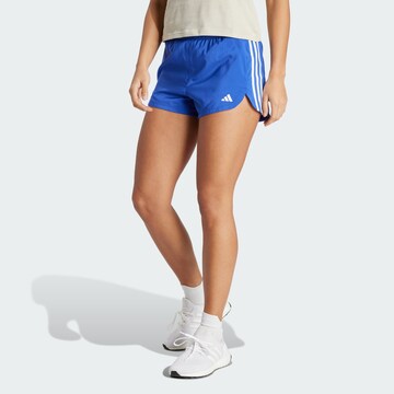 ADIDAS PERFORMANCE Loose fit Sports trousers 'Pacer' in Blue: front