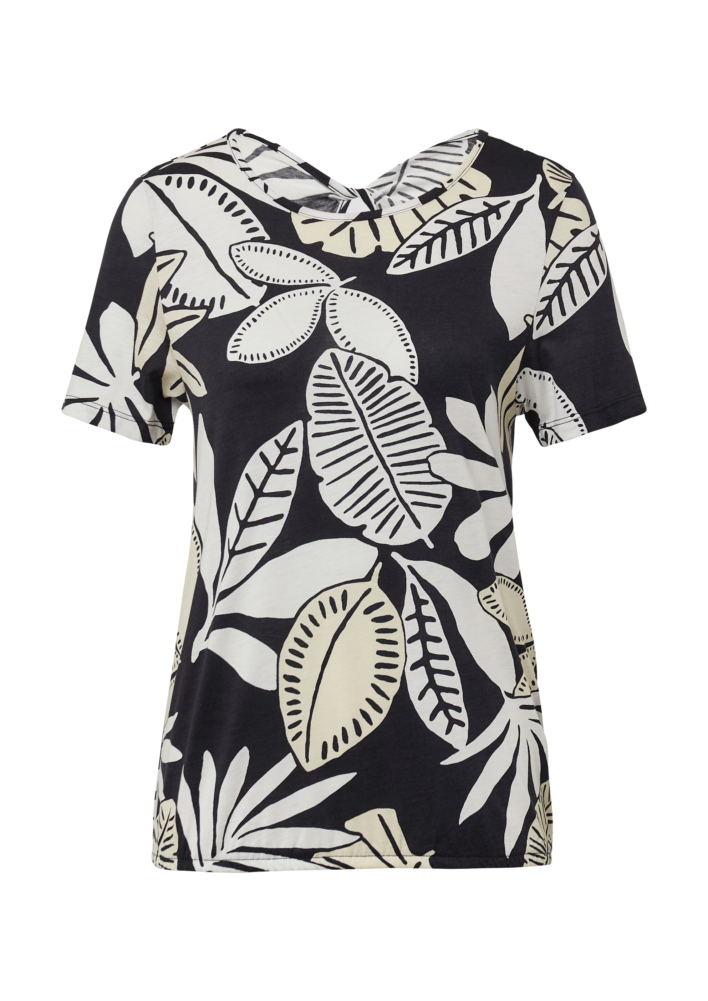 s.Oliver T-Shirt in Schwarz: Vorderseite