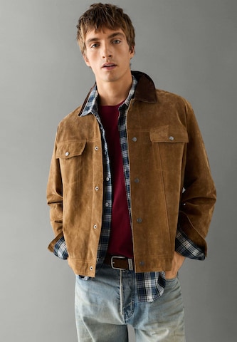 Pepe Jeans Übergangsjacke 'BLENHEIM' in Braun: Vorderseite