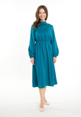 Robe de cocktail Usha en bleu