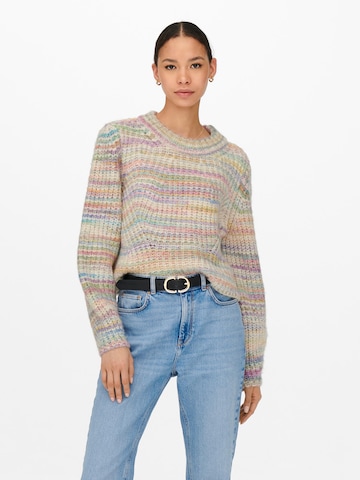 Pull-over 'Carma' ONLY en gris : devant