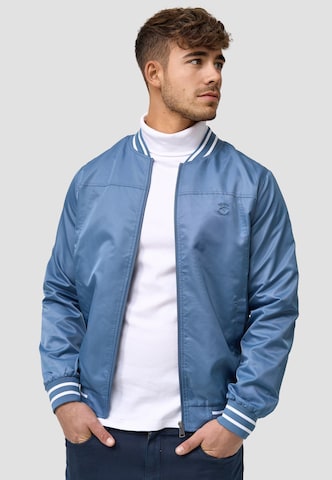 INDICODE JEANS Between-Season Jacket 'Manos' in Blue: front