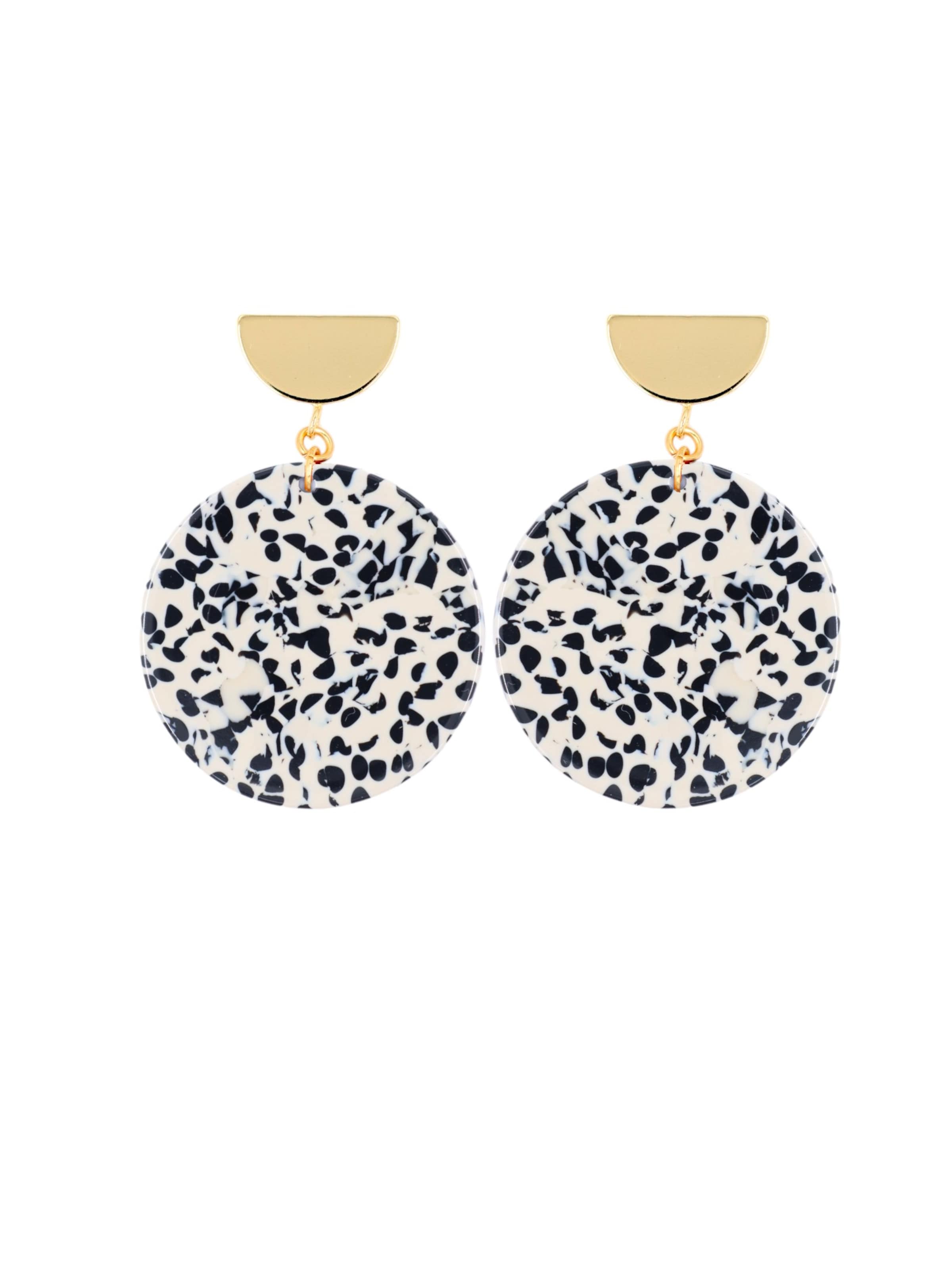 Fräulein Wunder Серьги 'Amal' в Бежевый: спереди