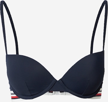 Tommy Hilfiger Underwear T-shirt Horní díl plavek – modrá: přední strana