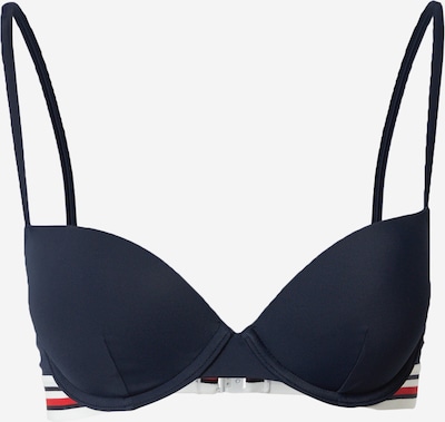 Tommy Hilfiger Underwear Bikinitoppi koossa 70/B värissä laivastonsininen / punainen / valkoinen, Tuotenäkymä