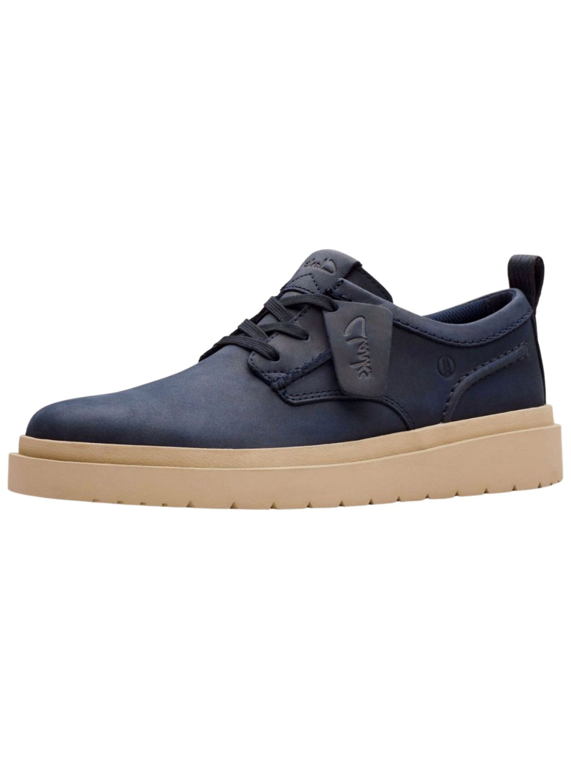CLARKS Athletic lace-up shoe in Blue: front