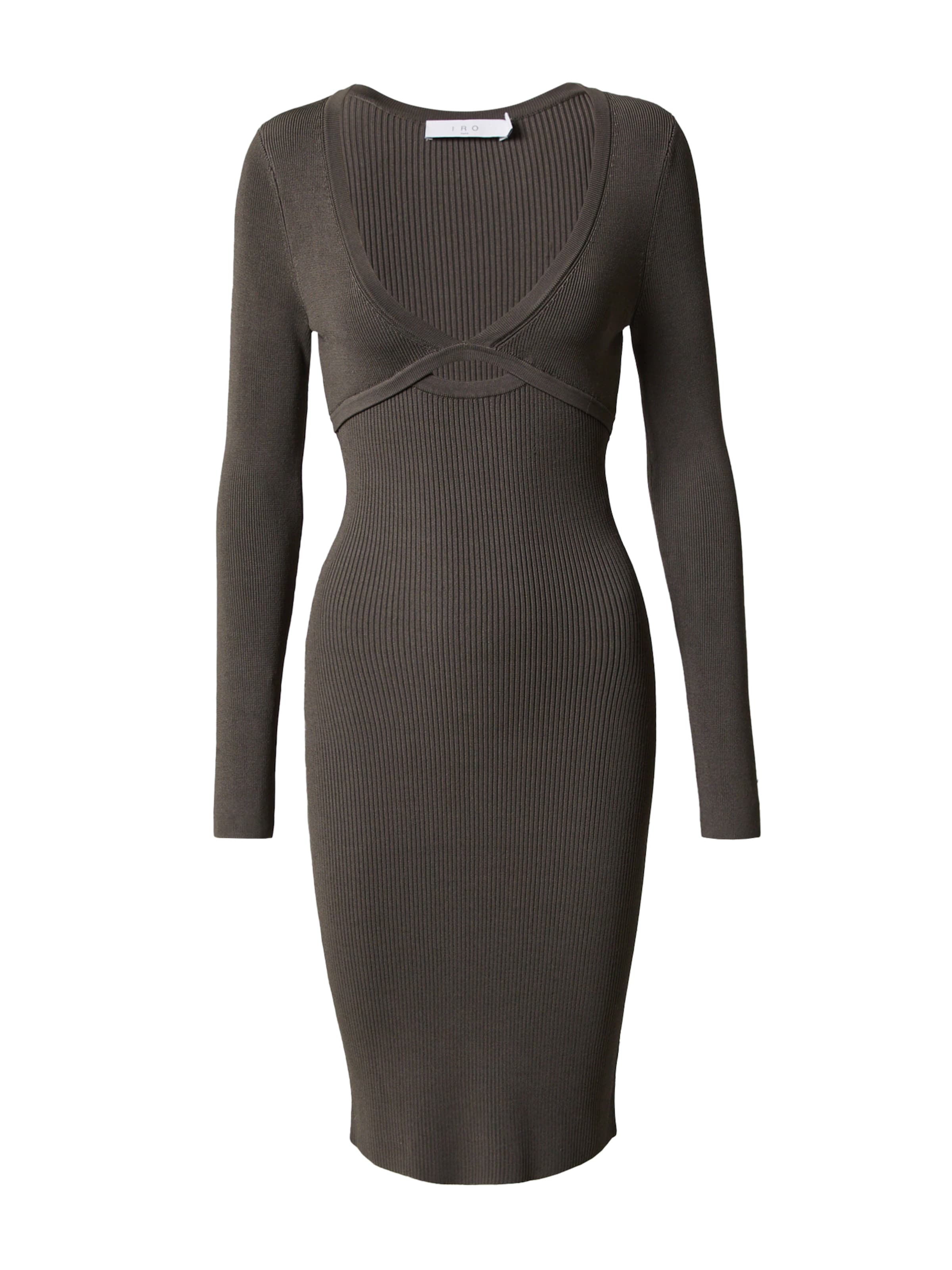 IRO Klänning 'EUGENIA' i brun: framsida