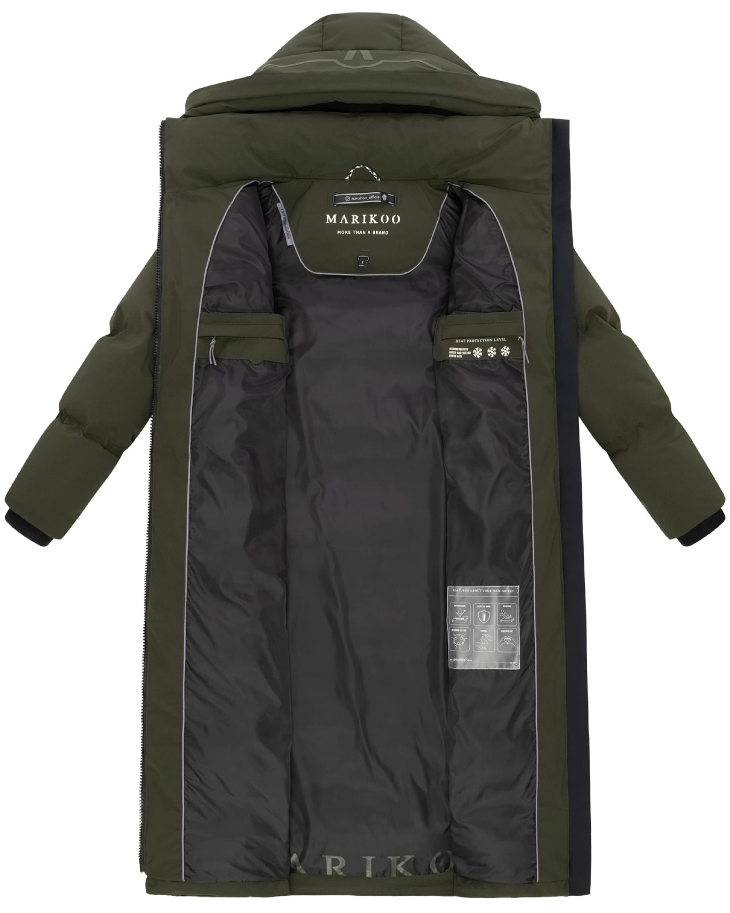 MARIKOO Raincoat 'Tikoraa 16' in Green