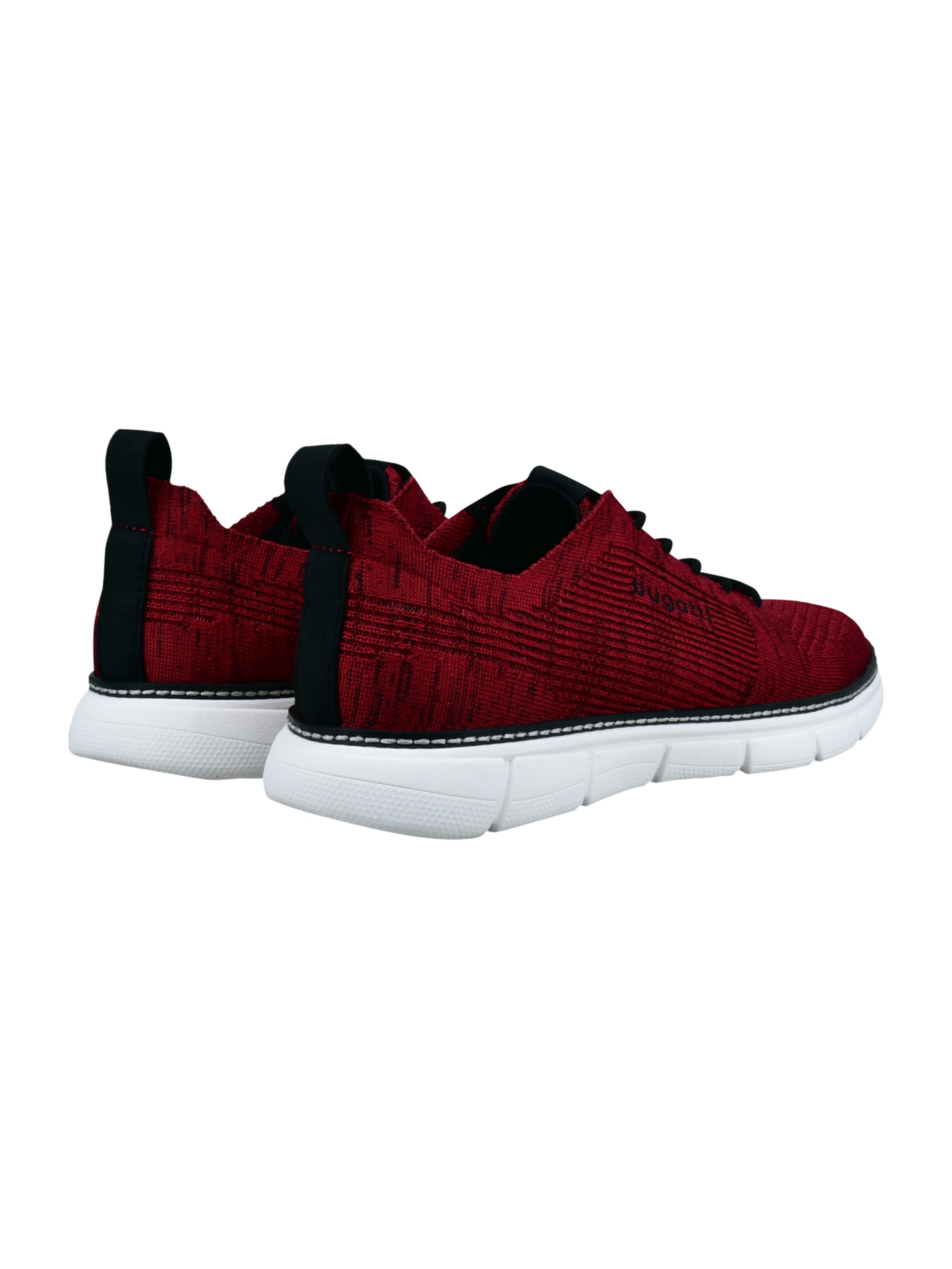 Baskets basses bugatti en rouge